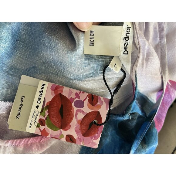 Desigual by Lacroix Christian Lacroix Crop Top Open Back New w Tags Size Large - Picture 7 of 7